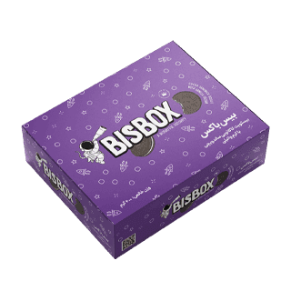 بیسکویت پذیرایی کاکائویی با کرم وانیلی 400 گرمی بیس باکس